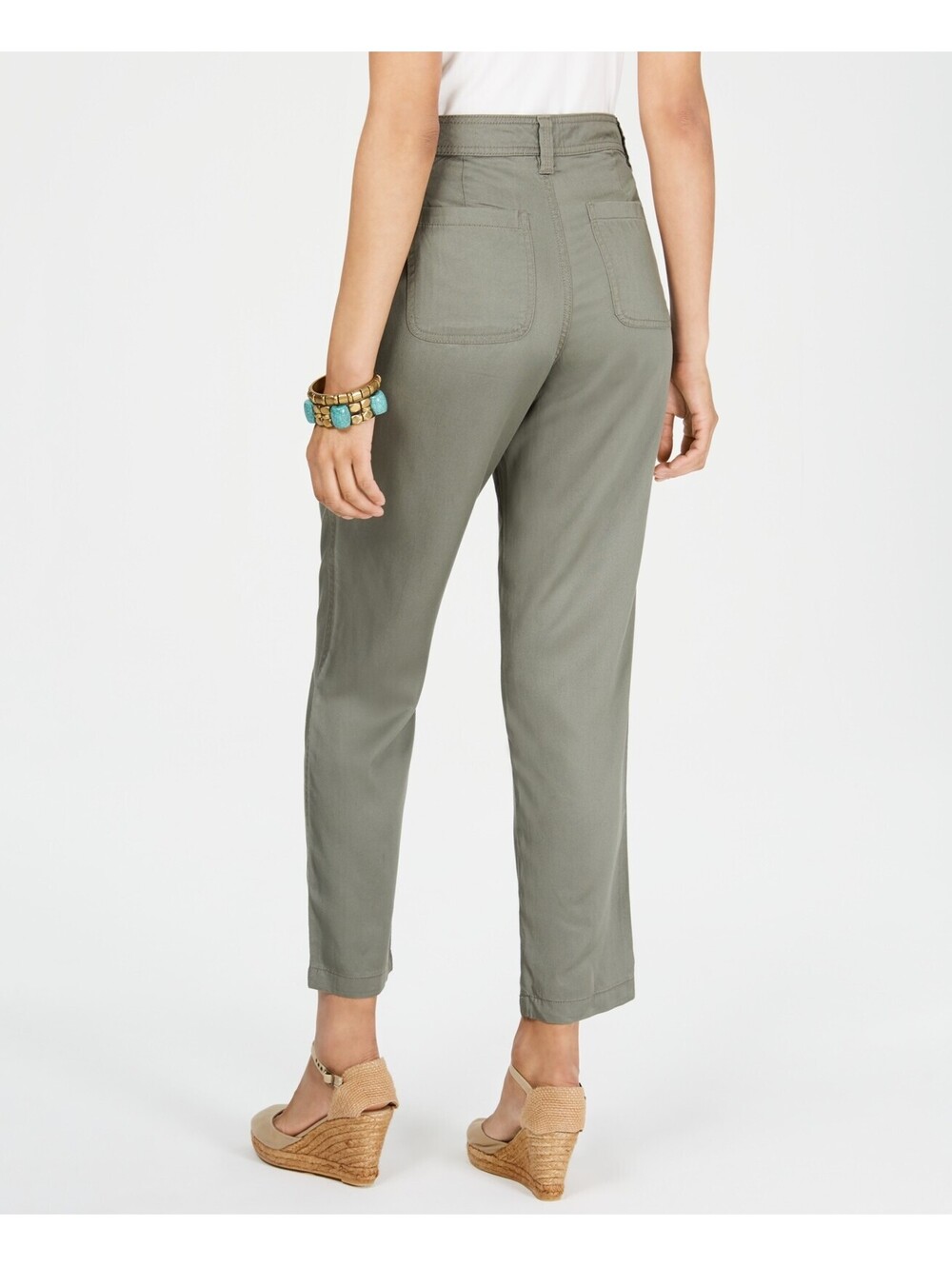 Style & Co. Womens Tapered Utility Pants Size 4 - Picture 3 of 3